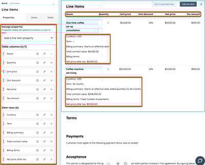 quotes-line-items-properties-columns-rows-1