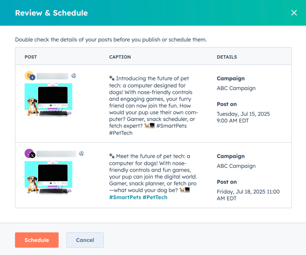 social-review-schedule-social-post
