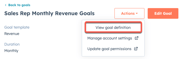 view-goal-definition