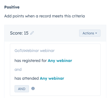 gotowebinar hubspot score