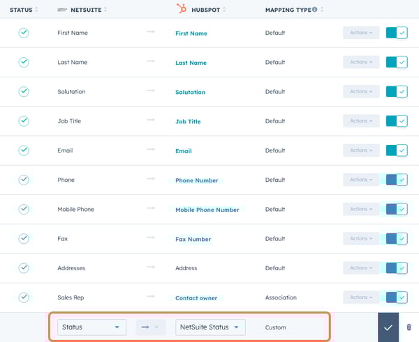 netsuite-status-mapping