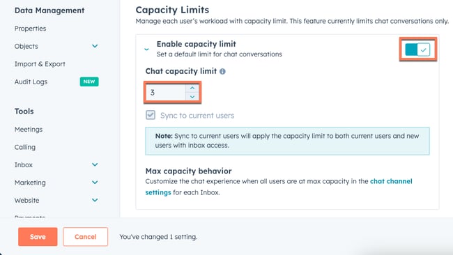 set-chat-capacity-limits