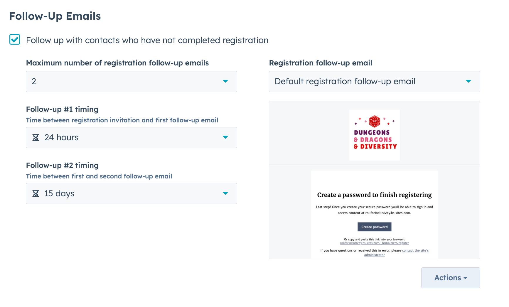 follow-up-email-settings