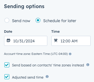 marketing-email-sending-options-with-adjusted-send-time