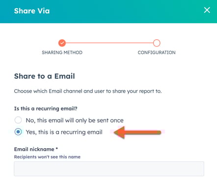 recurring-email-option