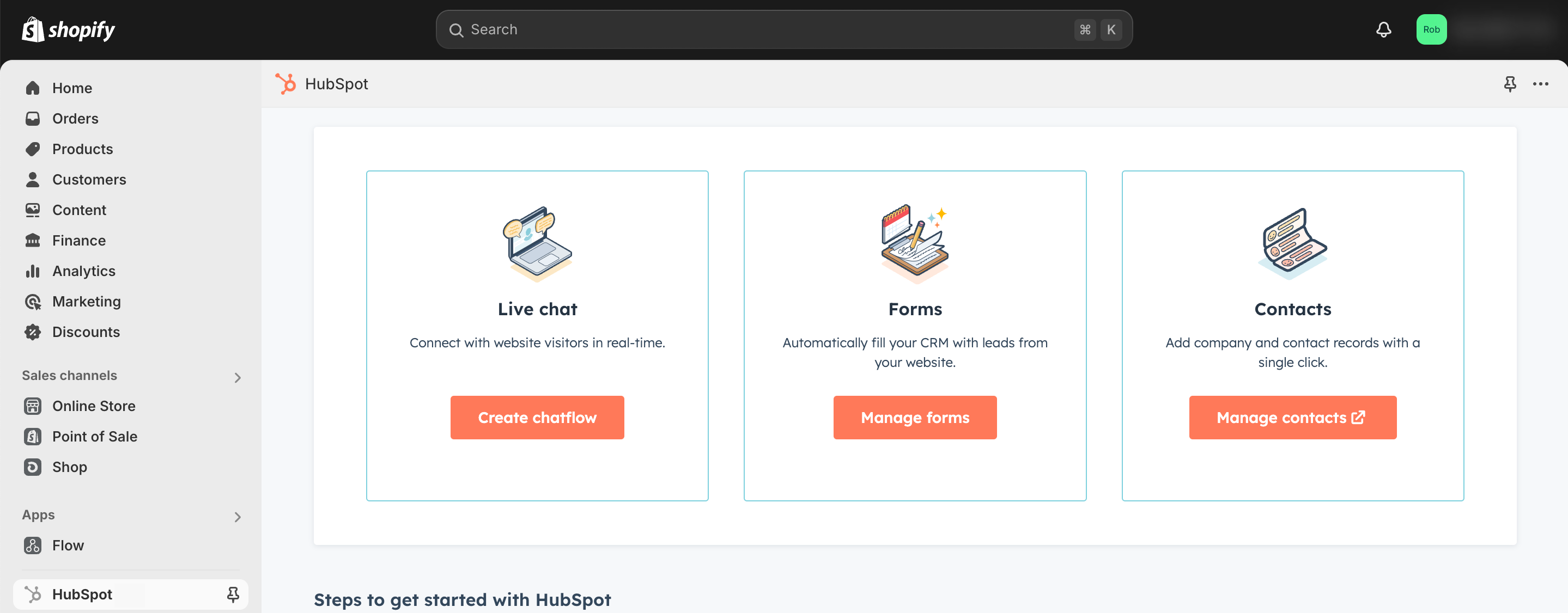 shopify-hubspot-window