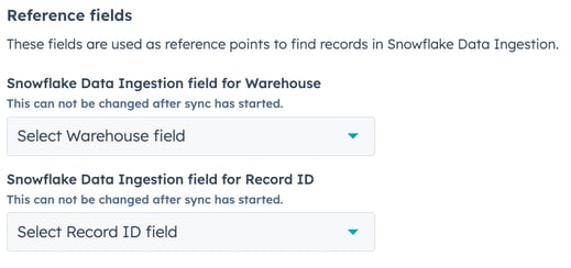 snowflake-reference-fields