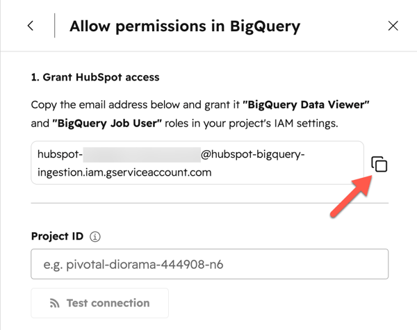 add-hubspot-service-account-email-to-bigquery