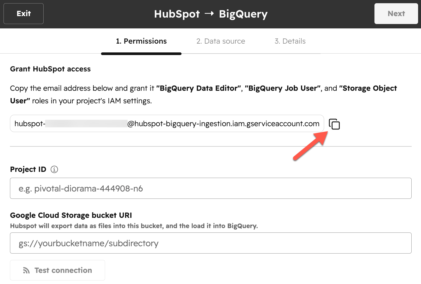 configure-sync-from-hubspot-to-bigquery-integration-setup