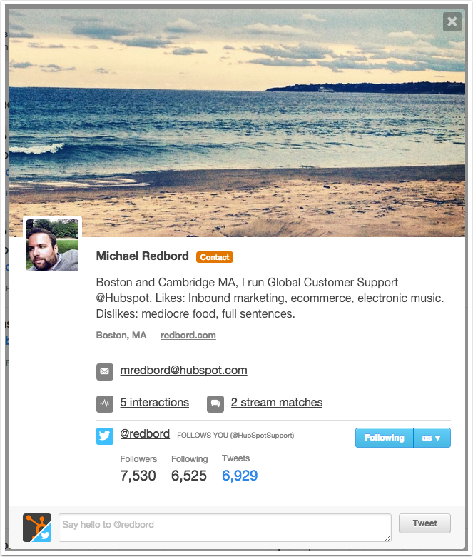 HubSpot Help article screenshot
