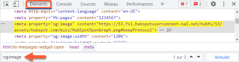 Console des outils de développement_fr