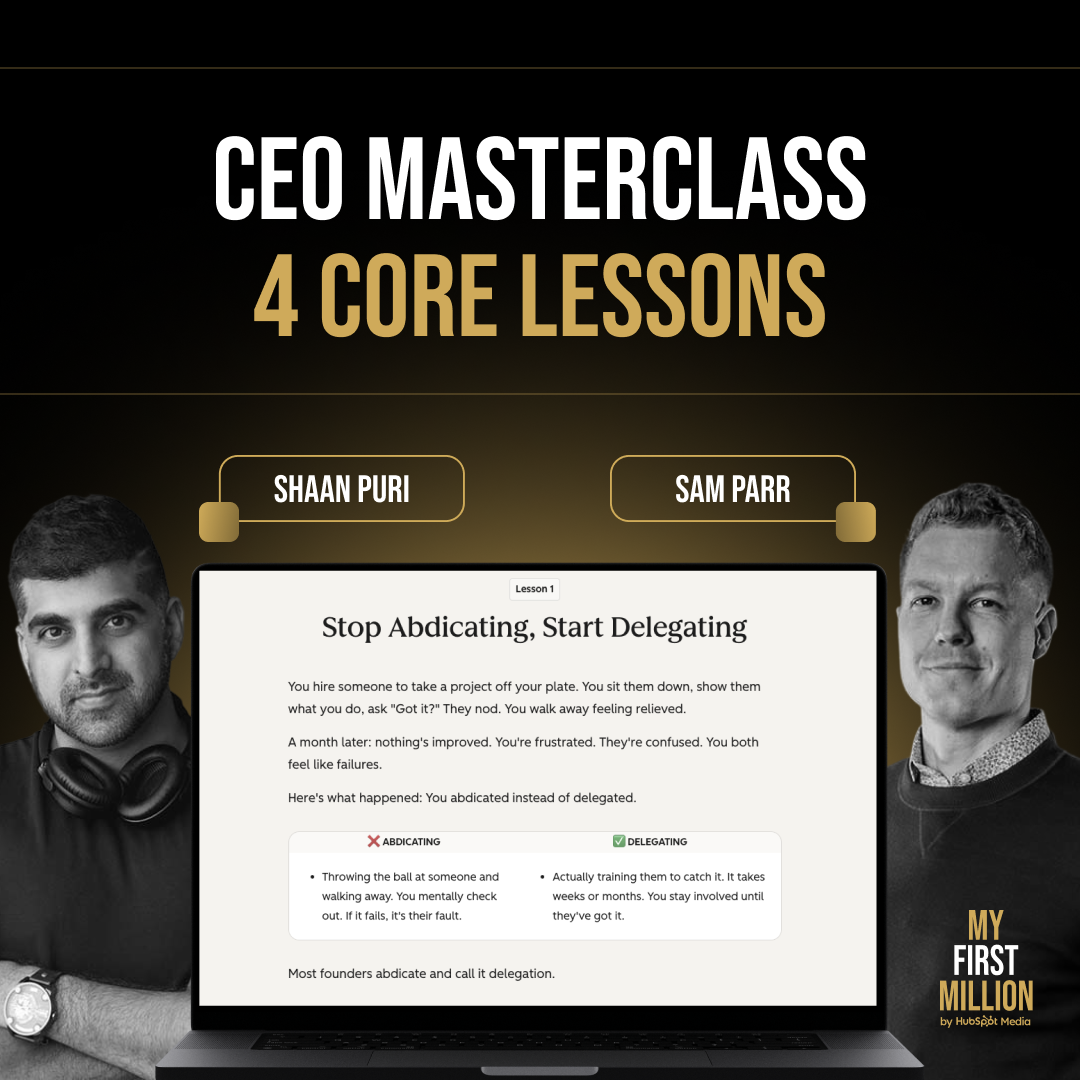 CEO Masterclass: 4 Lessons That Separate Decent Leaders from Great Ones