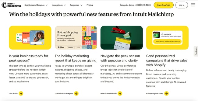 Lead Nurturing CTA, Mailchimp