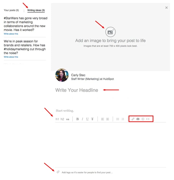 LinkedIn Editor.