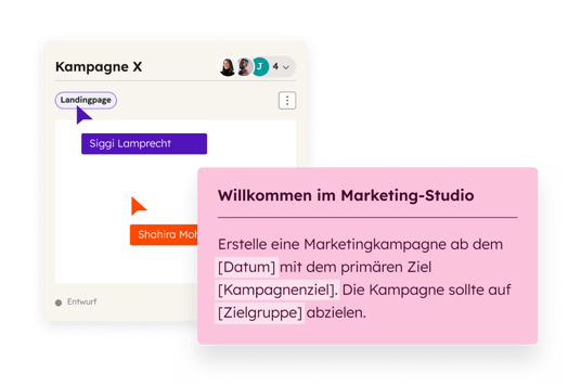 Kampagnenassistent: Marketing Kampagnen gestalten