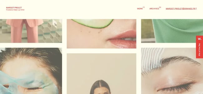 Margot Prilet is a freelance make-up artist working for fashion and beauty brands