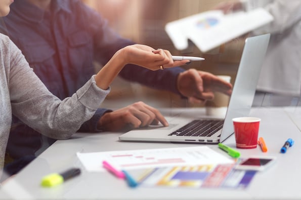 Marketers discussing critical differences between Squarespace and WordPress