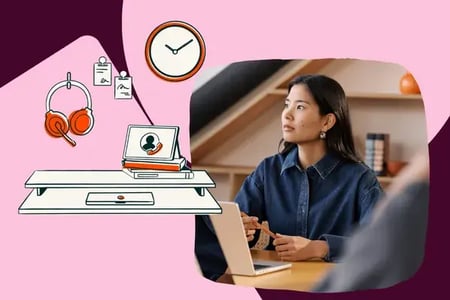 women discussing marketing career path