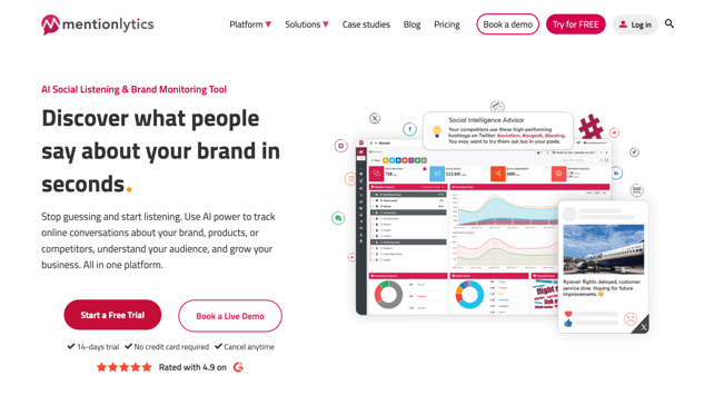 Mentionlytics-AI-powered-Social-Listening-Tool
