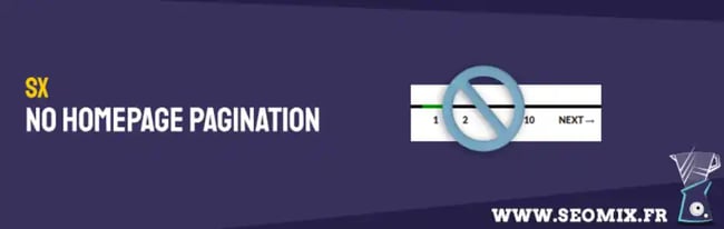 No Home Page Pagination WordPress plugin