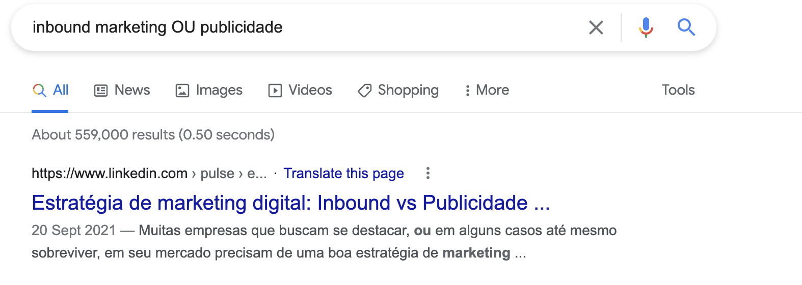 OR-Busca no Google