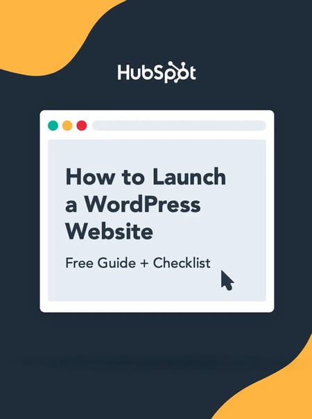 HubSpot's free WordPress launch guide