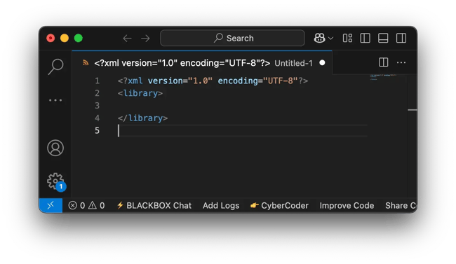 xml file: creating an xml file