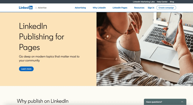 LinkedIn as a blogging platform