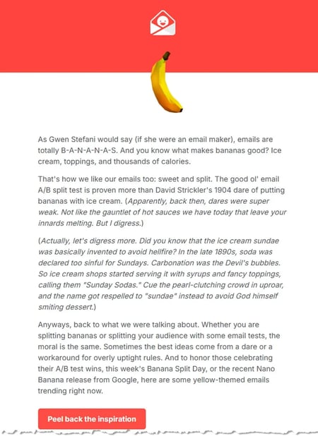 really good emails newsletter