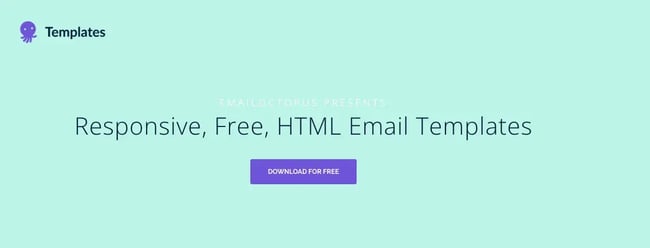 Email template from EmailOctopus