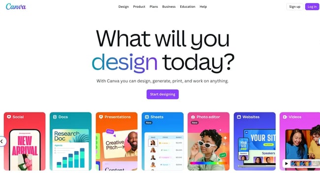 Canva email newsletter template
