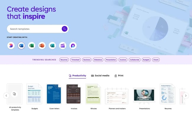 Microsoft Office Templates for email newsletters