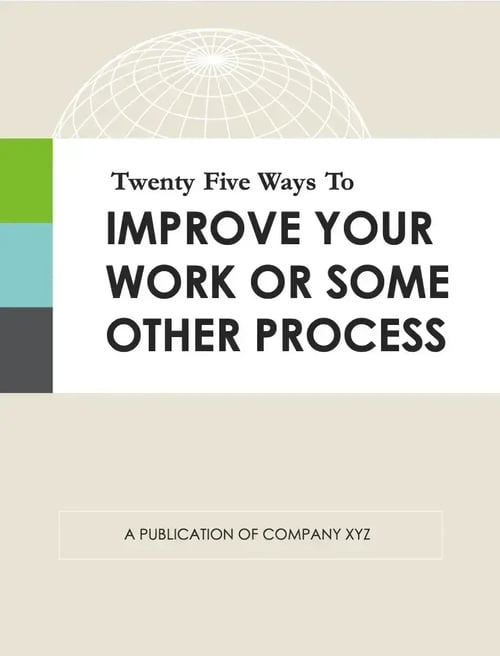 free ebook template, workflow