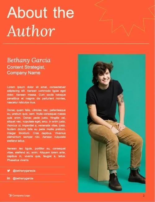free ebook template, creative