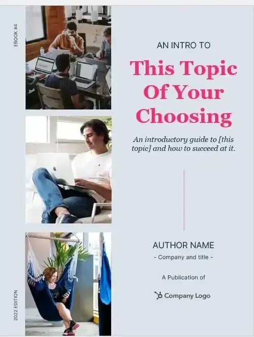free ebook template, conversational theme