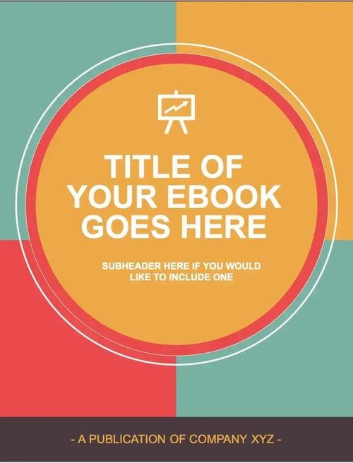 free ebook template, creative circle