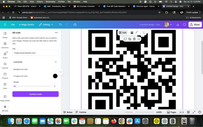 Canva qr code generator