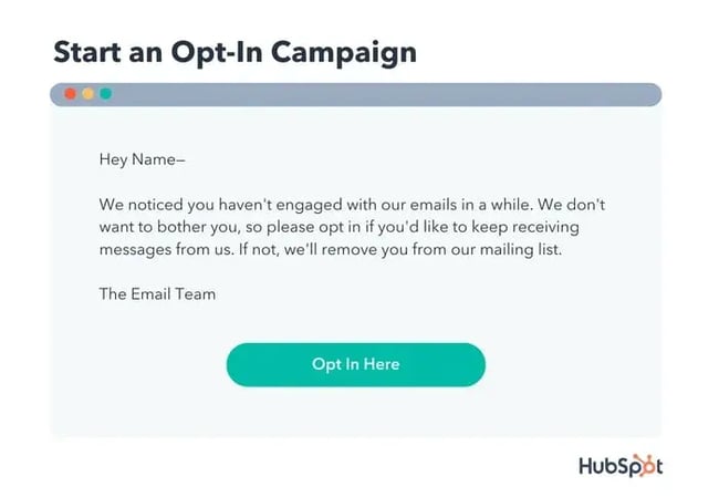 start an opt-in campaign
