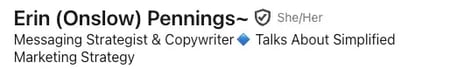 example headline, Erin Pennings