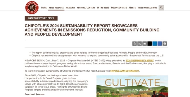 Milestone press release template