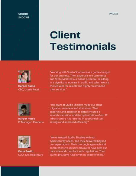 website design proposal template from canva