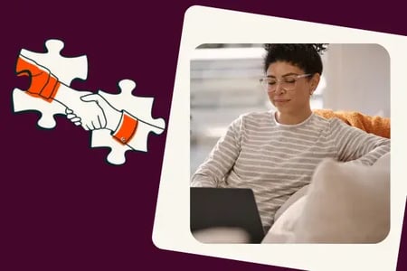 woman doing co-branding campaign