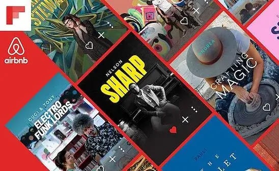 airbnb x flipboard co-branding