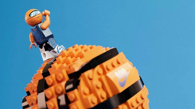 nike x lego co-branding