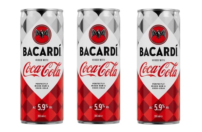 bacard x coca-cola co-branding