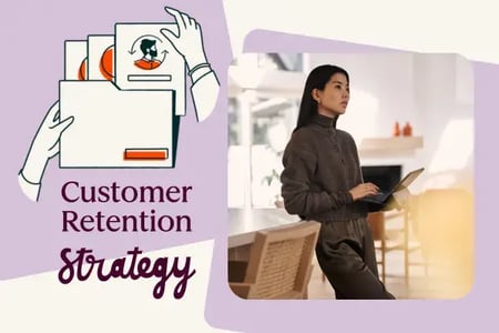 woman focusing on customer retention strategies
