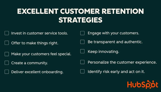 excellent customer retention strategies