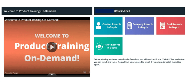 customer service training materials: on-demand videos