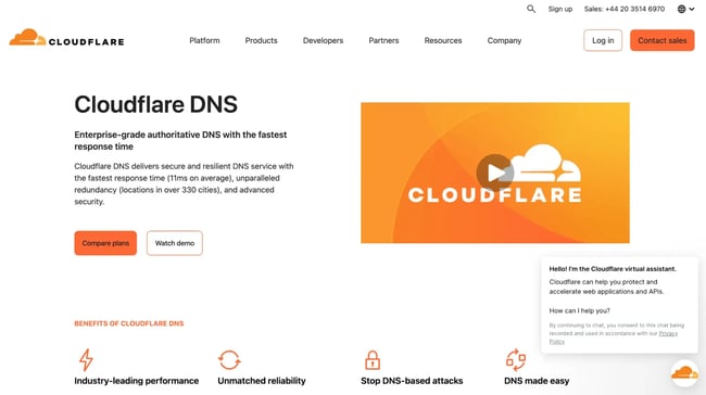 dns server: cloudflare dns
