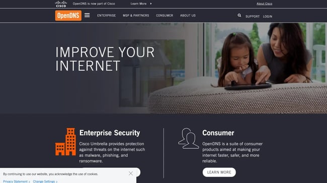 DNS server, Open DNS